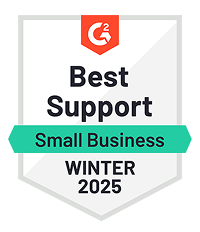 G2 badge for Best Support 2025