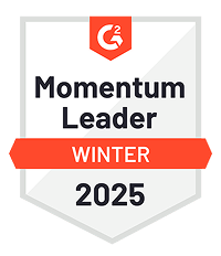 G2 badge for Momentum Leader 2025