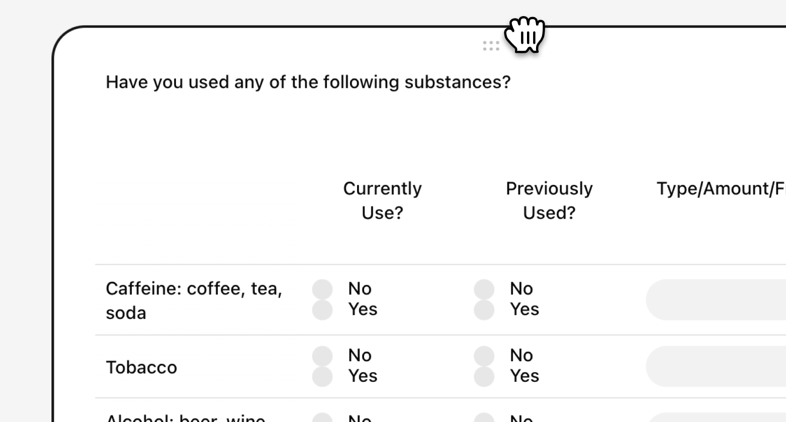 Survey Creator embedded in a shadcn/ui application